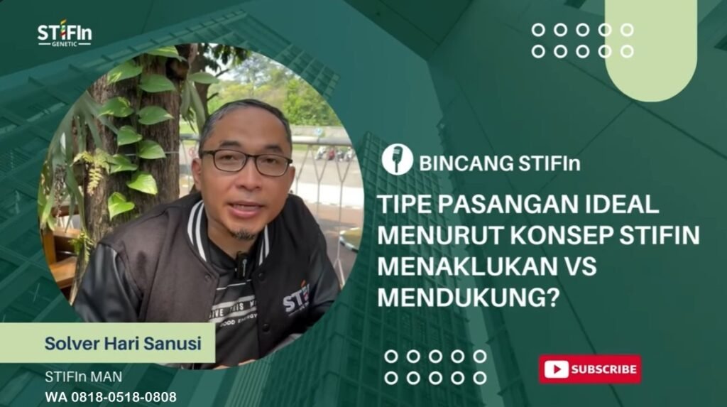 Pasangan Ideal STIFIn Solver Hari Sanusi